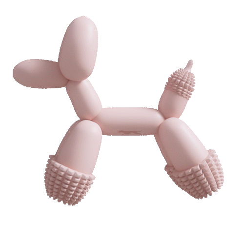 SANDDOG Balloon Dog Toy — Blush Pink-3