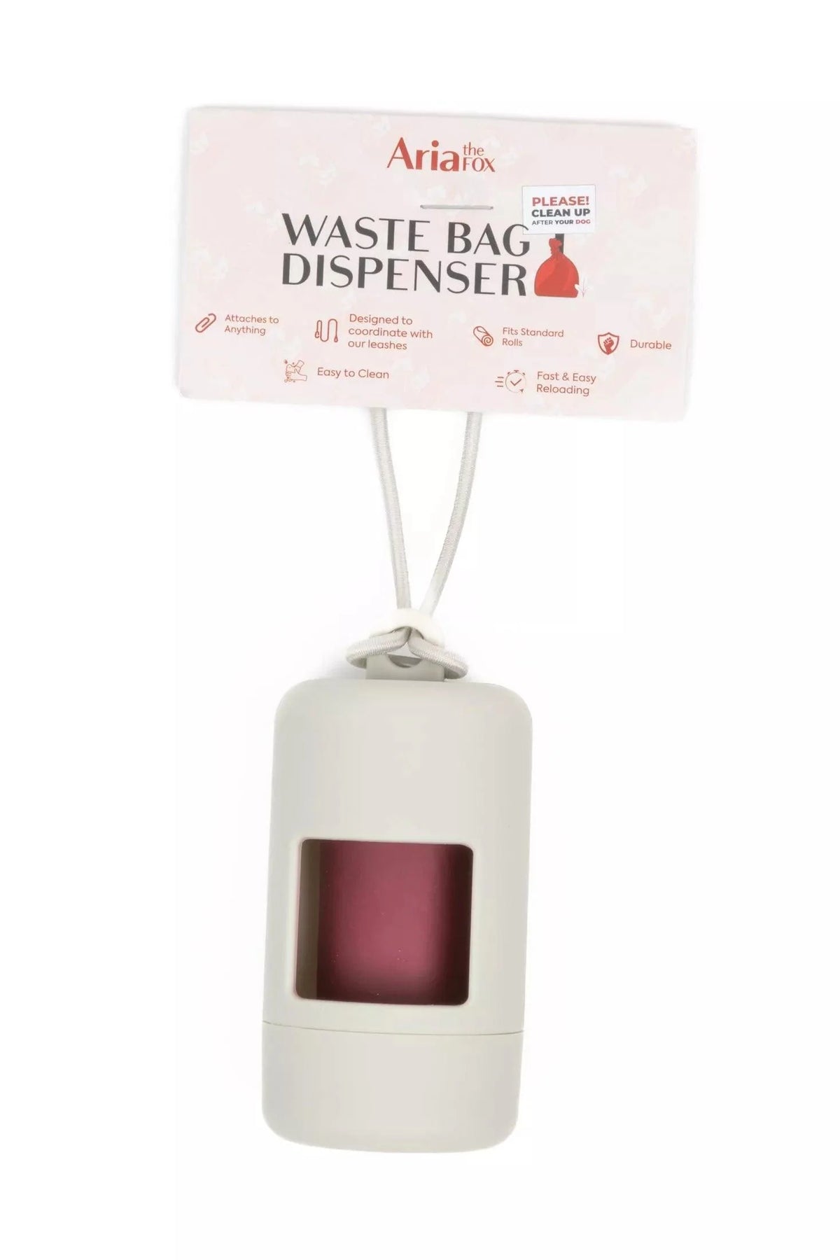Cloud White Waste Bag Dispenser-3
