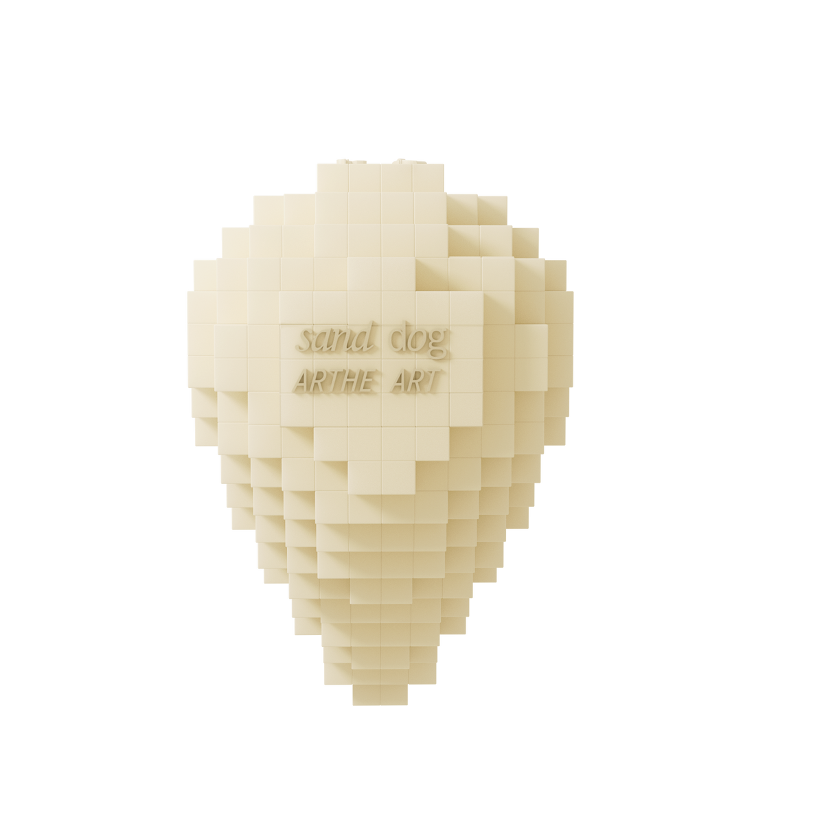 SANDDOG Art Heart — Melon-1